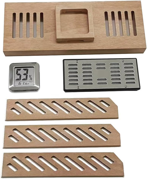 Elevate Rosewood Humidor – 150 Count – Multi-Tier Tray System