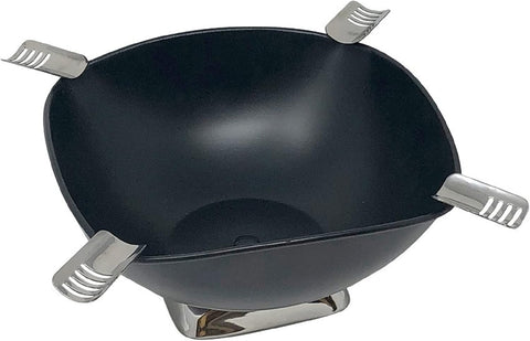 Prestige Smokin Ash Quadrangle Ashtray – Matte Black