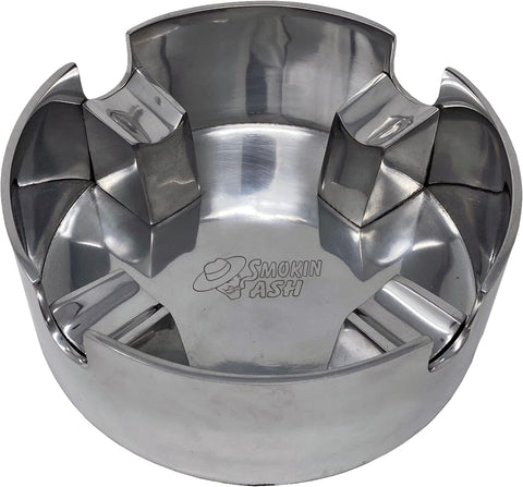Prestige Import Group Baltimore Smokin Ash Polished Cast Aluminum Ashtray
