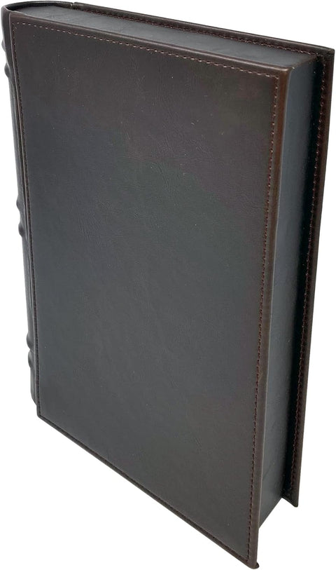 Novelist Leather Book-Style Travel Cigar Humidor – Brown – Holds 5 to 10 Cigars