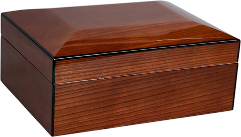 Napoli Dome Italian Design Cigar Humidor – Holds Up to 75 Cigars