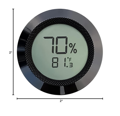 Prestige HYB134/S Silver Hygrometer  Glass Face – Compact & Accurate