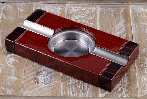 Prestige Import Group 2 Cigar High Gloss Two-Tone Cherry Ashtray