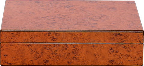 Chateau Burl Finish 20-Cigar Desktop Humidor