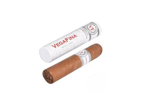 VegaFina Short Robustos Tubo Cigar – Mild to Medium – 50 Ring Gauge – Tubed for Freshness