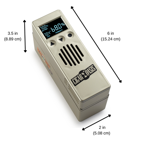 Cigar Oasis Excel 3.0 – Smart Electric Humidifier for Active Humidors
