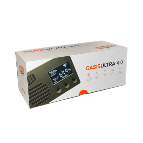 Cigar Oasis Ultra 4.0 Electric Humidifier LCD Display