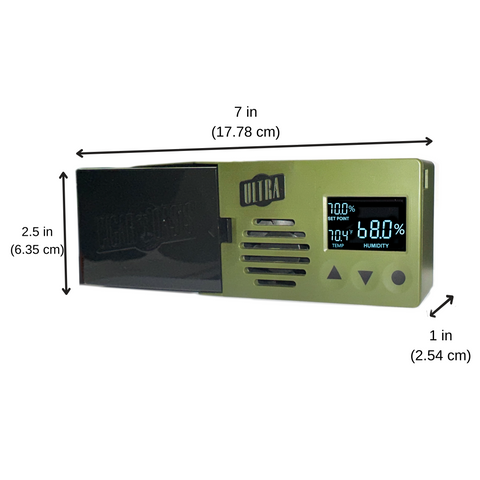 Cigar Oasis Ultra 4.0 Electric Humidifier LCD Display