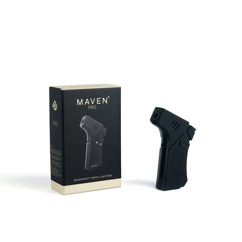 Modern Gun-Style Handheld Torch Lighter – Black | High-Powered Precision Flame