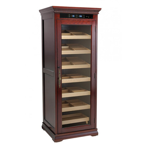 Prestige Remington 2,000-Cigar Electric Humidor – Dark Cherry Finish