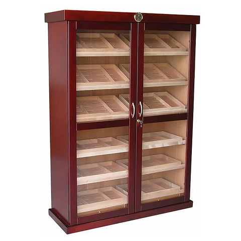 Bermuda 4000-Count Cherry Finish Cigar Cabinet Humidor