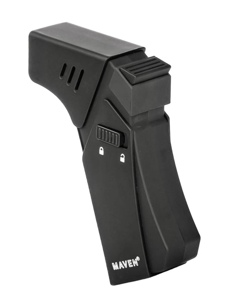 Modern Gun-Style Handheld Torch Lighter – Black | High-Powered Precision Flame