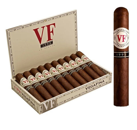 Vega Fina 1998 VF 54 Ring Gauge: Length: Vitola: Strength: Weight: 54  152.4mm/6"  Grande  Medium  0.115