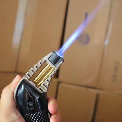 Bazooka Super Flame Desktop Torch Lighter – Black