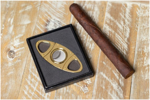 Gold Cutter in Black Gift Box – Double Blade, 56 Ring Gauge
