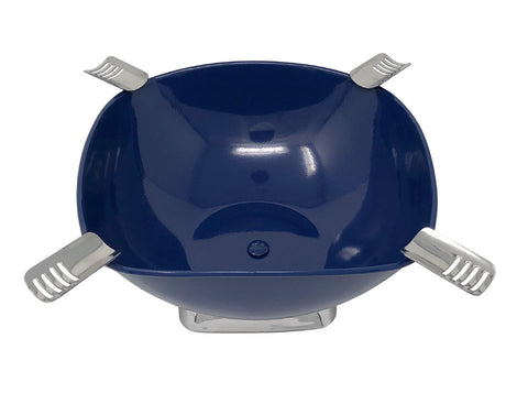 Prestige Smokin Ash Quadrangle Blue Cigar Ashtray