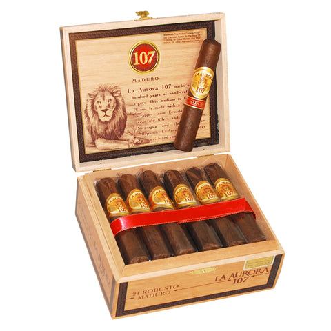 La Aurora 107 Maduro Robusto