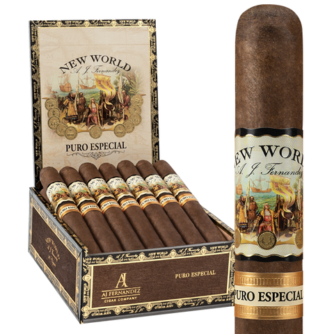 New World Puro Especial Robusto by AJ Fernandez