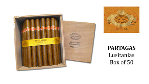 Partagas Lusitanias (Box 50)