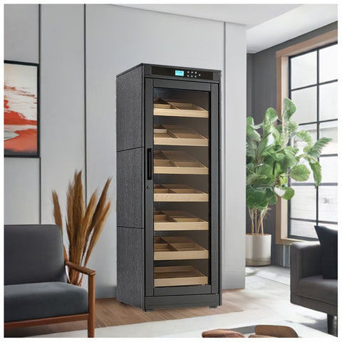 Prestige Remington 2,000-Cigar Electric Humidor – Espresso Finish