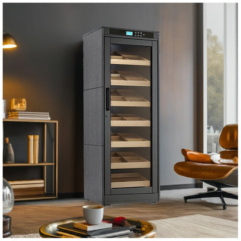 Prestige Remington 2,000-Cigar Electric Humidor – Espresso Finish