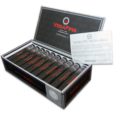 VegaFina F2 Robustos Tubo Cigar – 5" Robusto – Medium Strength – 50 Ring Gauge
