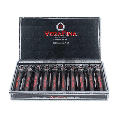 VegaFina F2 Robustos Tubo Cigar – 5" Robusto – Medium Strength – 50 Ring Gauge