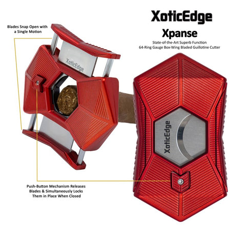 High Quality Red Box Wing Dual Blade Guillotine Cutter – 64 Ring Gauge